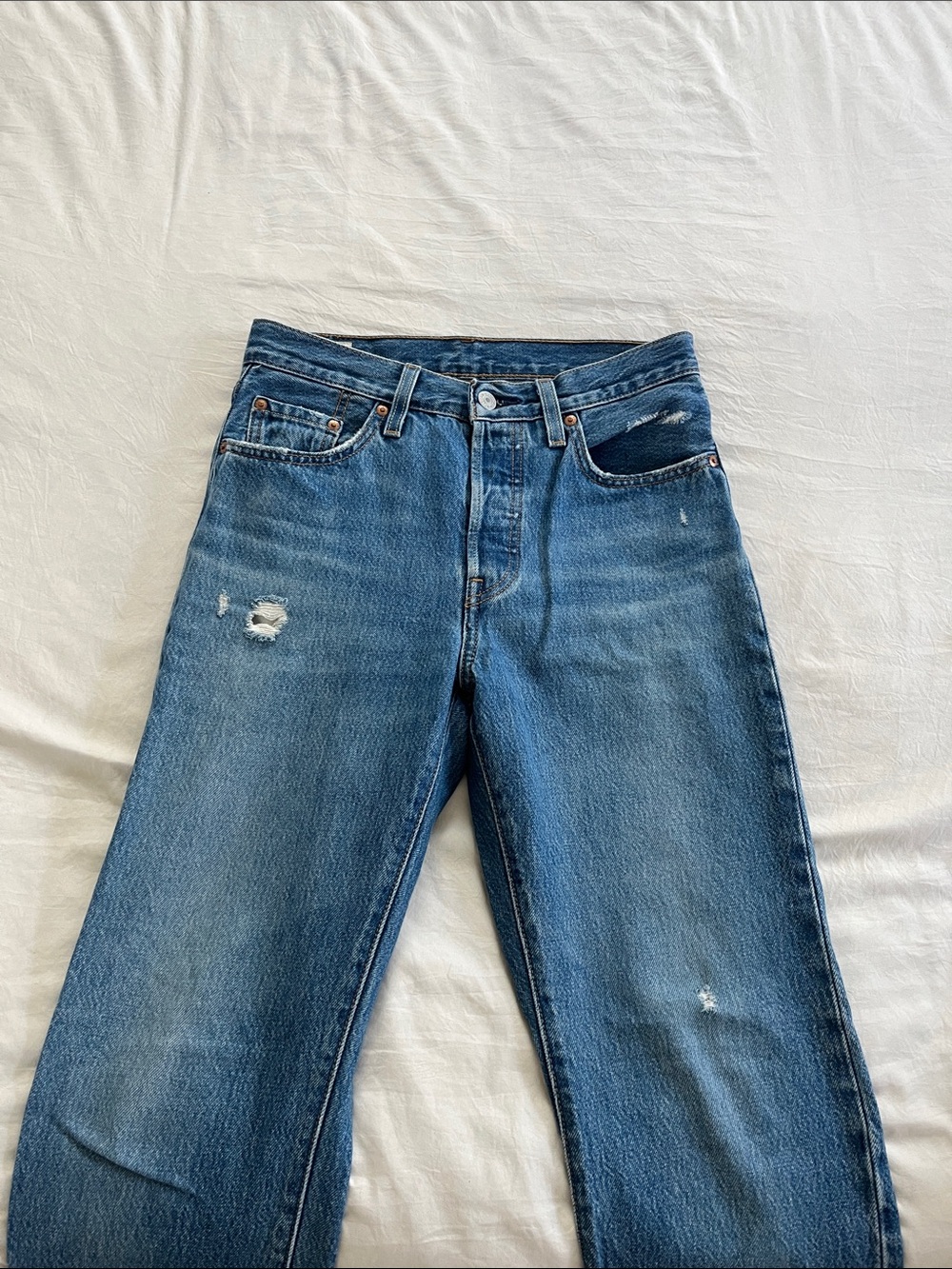Levi’s Classic Straight-Leg Blue Jeans